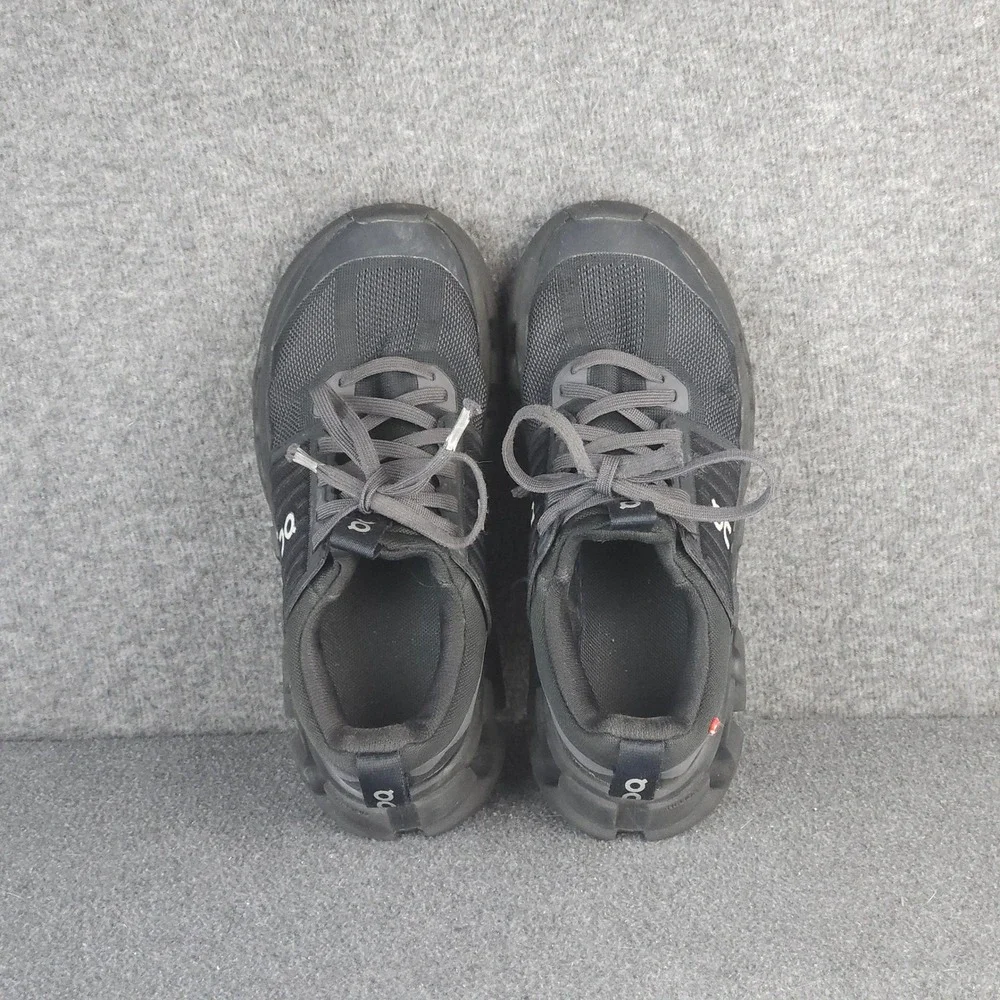 On Cloudswift Youth Size 3.5 Black Mesh Running Shoes Sneakers